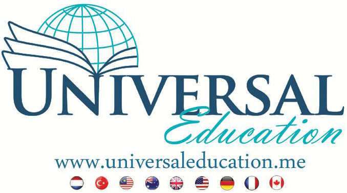 Universal Education, with international destination flags